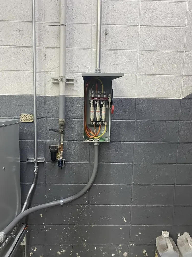 ABB EV Supercharger installation work - Work completed by Mills Electric Co.