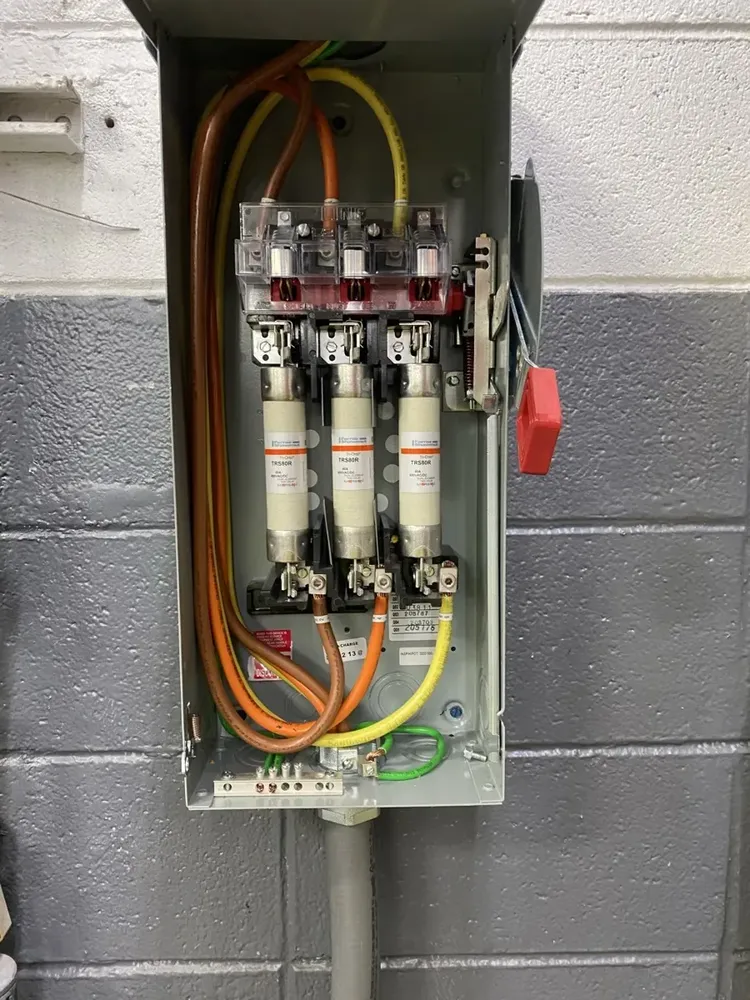 ABB EV Supercharger installation work - Work completed by Mills Electric Co.