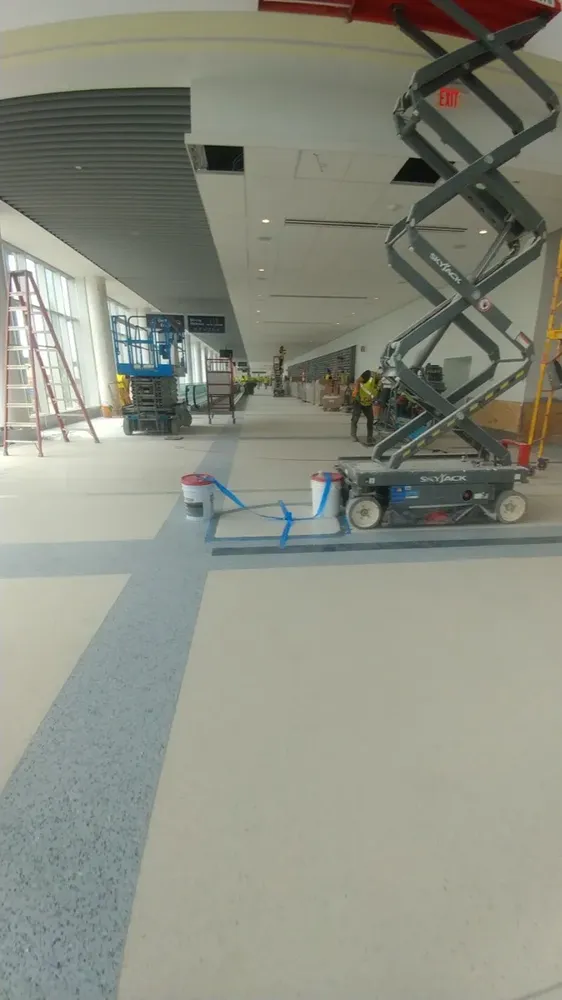 Interior office, retail, and warehouse commercial lighting updates - Work completed by Mills Electric Co.