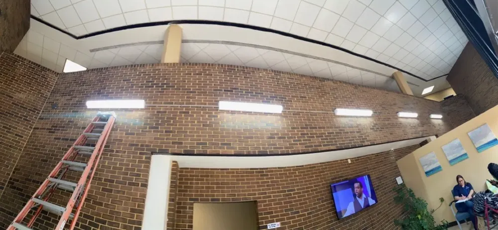 Interior office, retail, and warehouse commercial lighting updates - Work completed by Mills Electric Co.
