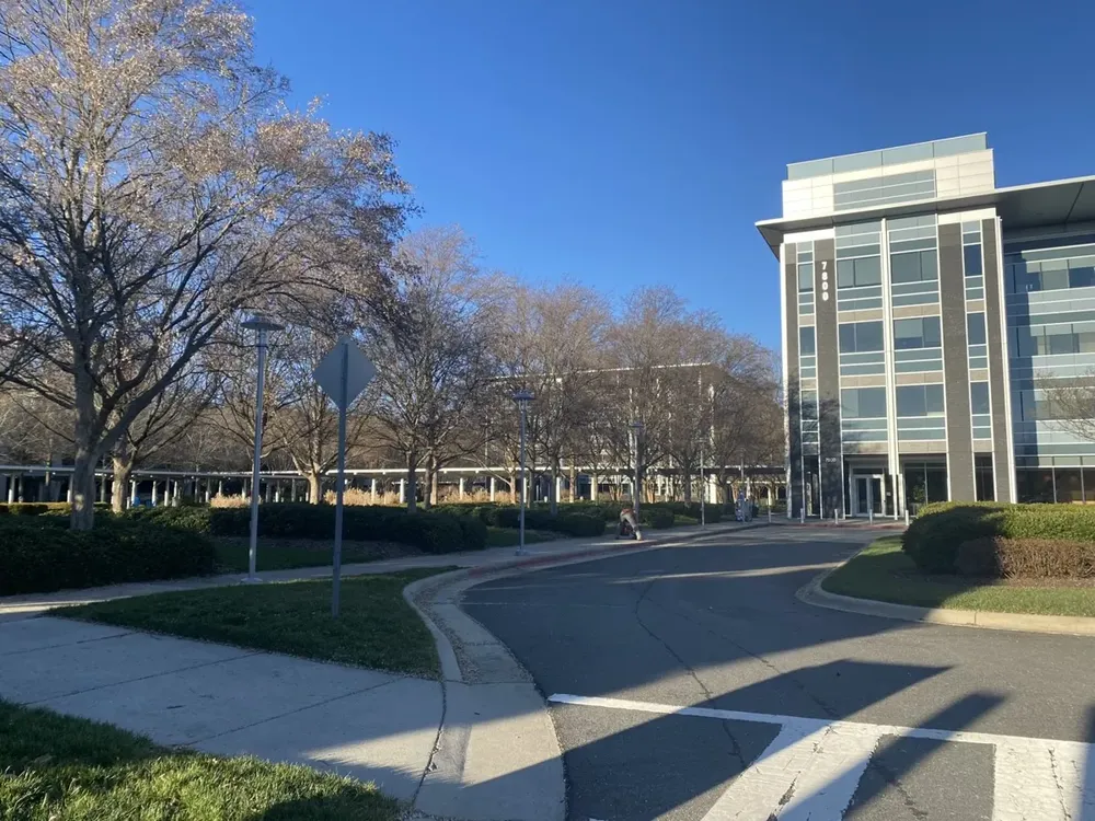 Commercial exterior parking lot lighting and structural poles repair - Work completed by Mills Electric Co.