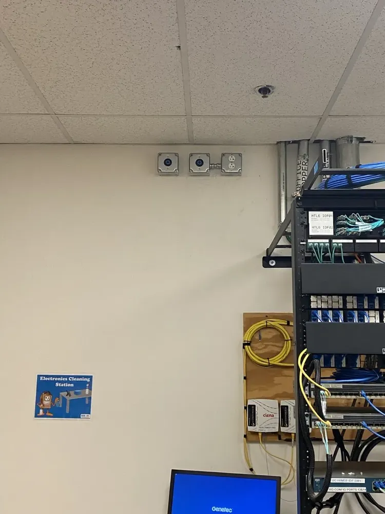 Warehouse subpanel expansion to feed large UPS battery power backups - Work completed by Mills Electric Co.