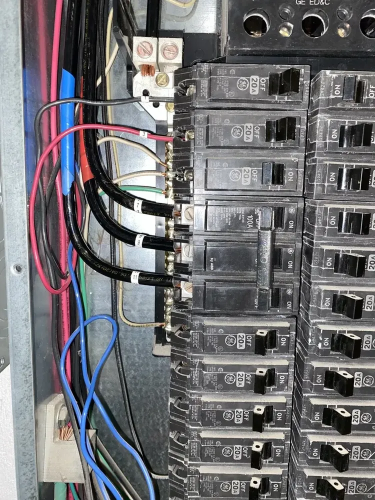 Warehouse subpanel expansion to feed large UPS battery power backups - Work completed by Mills Electric Co.