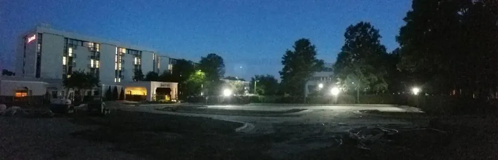 Commercial electrical underground trenches, feeders, and utility transformer connections - Work completed by Mills Electric Co.