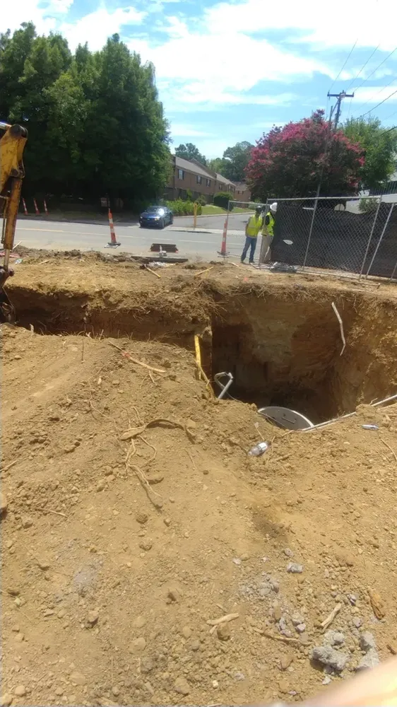 Commercial electrical underground trenches, feeders, and utility transformer connections - Work completed by Mills Electric Co.