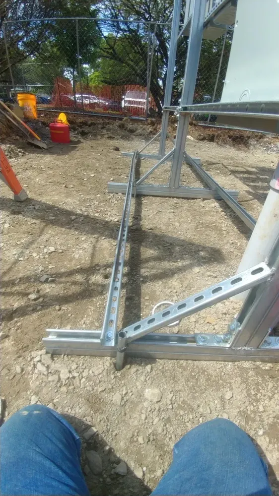 Commercial electrical underground trenches, feeders, and utility transformer connections - Work completed by Mills Electric Co.
