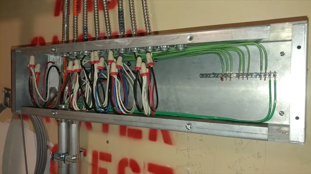 Commercial warehouse electrical diagnostics, troubleshooting, and repairs - Work completed by Mills Electric Co.